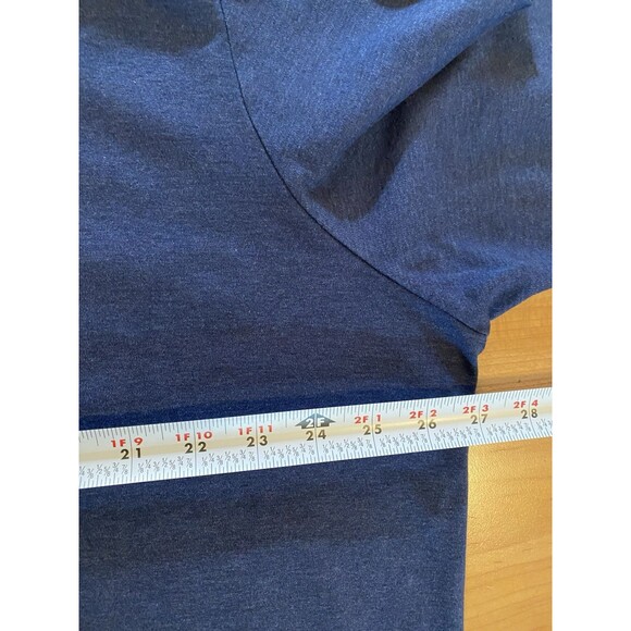 Polo Ralph Lauren Polo Shirt Mens XXL Blue Classic Fit Flesh Pony Long Sleeve - Picture 6 of 8